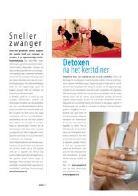 Corine about Detox Yoga in the Yoga Magazine