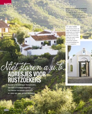 Our South of Spain (Andalucia) Yoga Retreat has been featured in the Libelle!