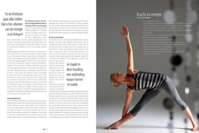 Corine on the Cover of the Yoga Magazine!