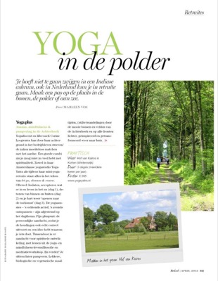Our Mini Yoga Retreat in the Achterhoek is in the Red Magazine!