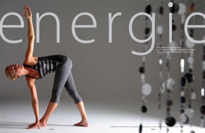 Corine on the Cover of the Yoga Magazine!