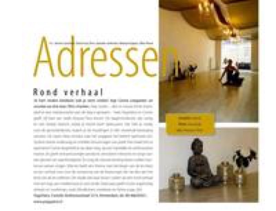 YogaYatra Studio in the Yoga Magazine, Winter 2011-2012!